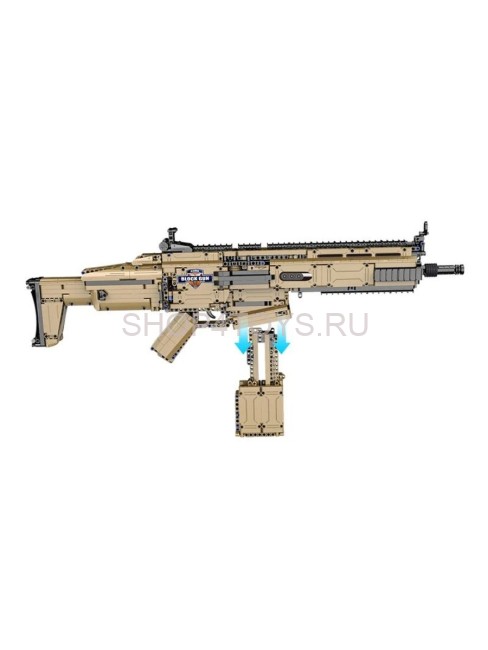 Конструктор Cada штурмовая винтовка Scar, 1406 элементов - C81021W Конструктор Cada штурмовая винтовка Scar, 1406 элементов - C81021W