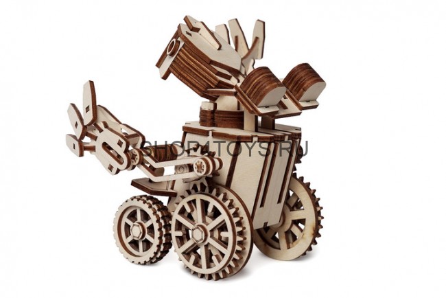 Деревянный конструктор Lemmo Робот Макс - 00-61 Деревянный конструктор Lemmo Робот Макс - 00-61