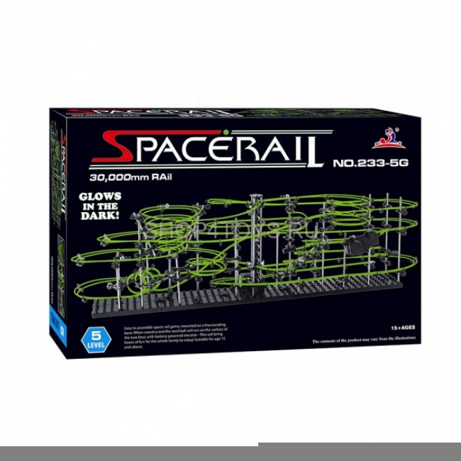 Динамический конструктор Космические горки, новая серия, светящиеся рельсы, уровень 5 - 233-5G Динамический конструктор Космические горки, новая серия, светящиеся рельсы, уровень 5 - 233-5G
