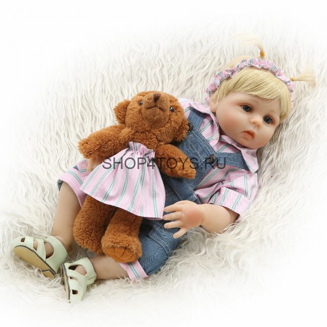 Реборн силиконовая блондинка Ляля Реборн силиконовая блондинка Ляля