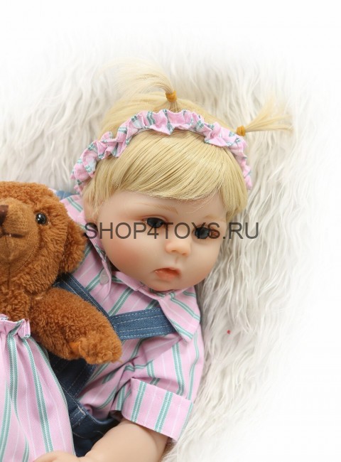 Реборн силиконовая блондинка Ляля Реборн силиконовая блондинка Ляля