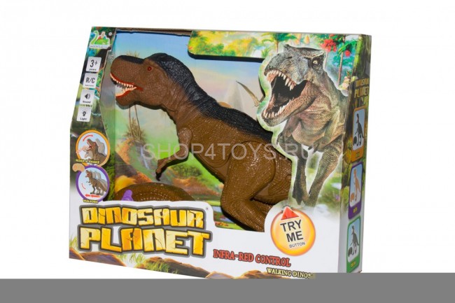 Радиоуправляемый динозавр Тираннозавр (52 см, свет, звук, акк+зу) - RS6123А Радиоуправляемый динозавр Тираннозавр (52 см, свет, звук, акк+зу) - RS6123А