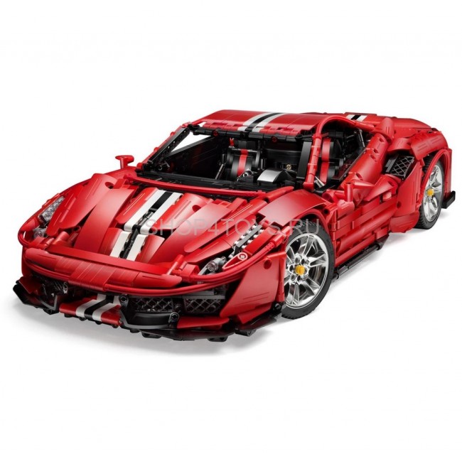 Конструктор CADA Ferrari 488, 3187 деталей - C61043W Конструктор CADA Ferrari 488, 3187 деталей - C61043W