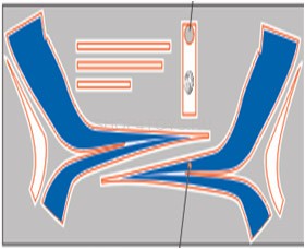 Набор наклеек MD500 Art-tech 45031 Набор наклеек MD500 Art-tech 45031