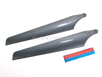 Усиленные нижние лопасти Xtreme - EBL006-K Более жесткие и прочные лопасти для вертолета E-sky Big Lama (цвет карбон)