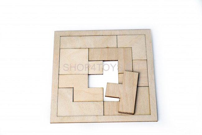 Набор деревянный Lemmo Игра Квадрат - 00-20