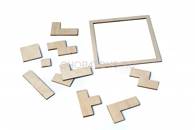 Набор деревянный Lemmo Игра Квадрат - 00-20