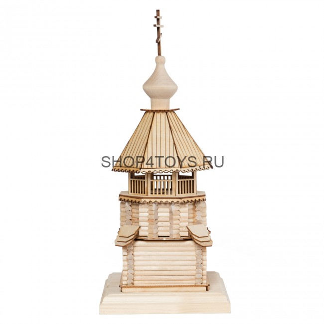Конструктор из дерева "Часовня" с инструментами - K01N Конструктор из дерева "Часовня" с инструментами - K01N