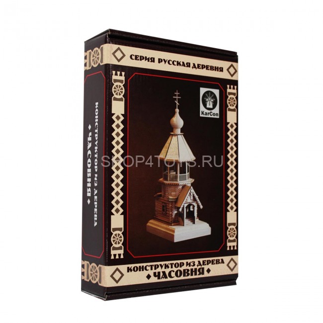 Конструктор из дерева "Часовня" с инструментами - K01N Конструктор из дерева "Часовня" с инструментами - K01N