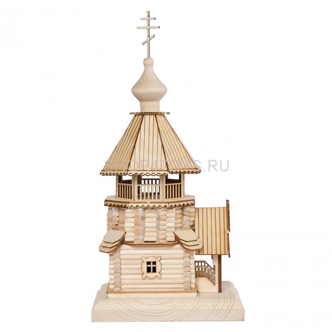 Конструктор из дерева "Часовня" с инструментами - K01N Конструктор из дерева "Часовня" с инструментами - K01N
