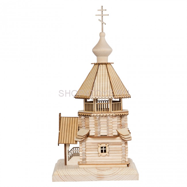 Конструктор из дерева "Часовня" с инструментами - K01N Конструктор из дерева "Часовня" с инструментами - K01N
