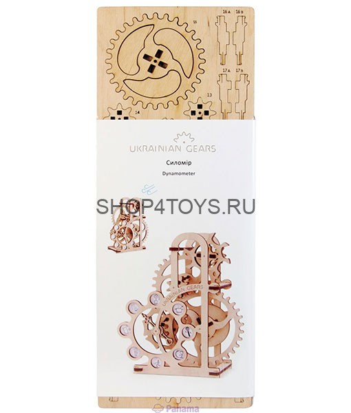 Деревянный 3D конструктор Ugears "Силомер" - 70005 Деревянный 3D конструктор Ugears "Силомер" - 70005