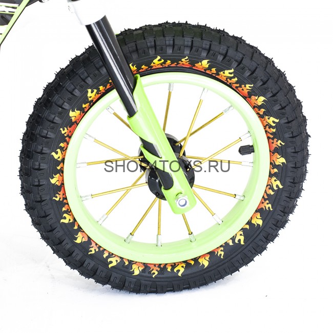 Детский кроссовый электромотоцикл Qike TD Green 6V - QK-3058-GREEN Детский кроссовый электромотоцикл Qike TD Green 6V - QK-3058-GREEN