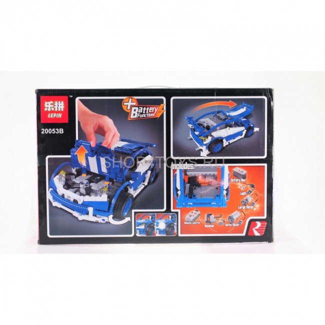 Конструктор Lepin 20053B The Hatchback Type-R - Technic 6604 Конструктор Lepin 20053B The Hatchback Type-R - Technic 6604