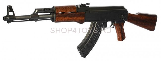 Пневматический автомат АК-47 на аккумуляторе (пневматика, 87см) - XM-239