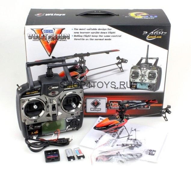 Радиоуправляемый вертолет WLToys Flybarless 2.4GHz RTF - V922 Радиоуправляемый вертолет WLToys Flybarless 2.4GHz RTF - V922