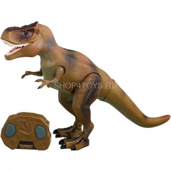 Радиоуправляемый динозавр T-Rex RuiCheng (коричневый, звук, свет) - RUI-9981-BROWN Радиоуправляемый динозавр Тиранозавр (свет, звук) - RUI-9981