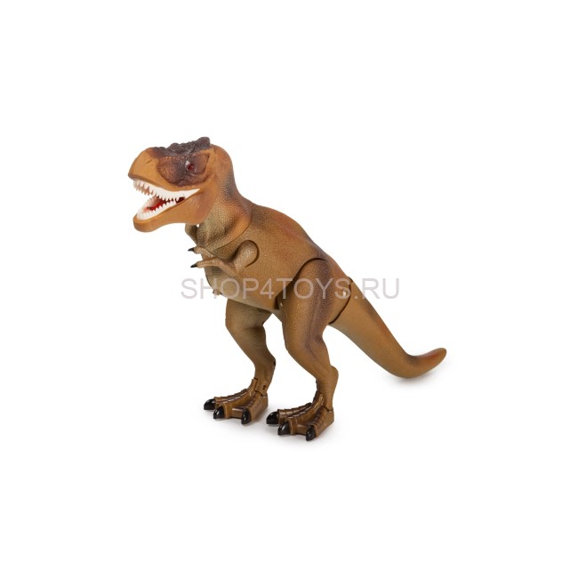 Радиоуправляемый динозавр T-Rex RuiCheng (коричневый, звук, свет) - RUI-9981-BROWN