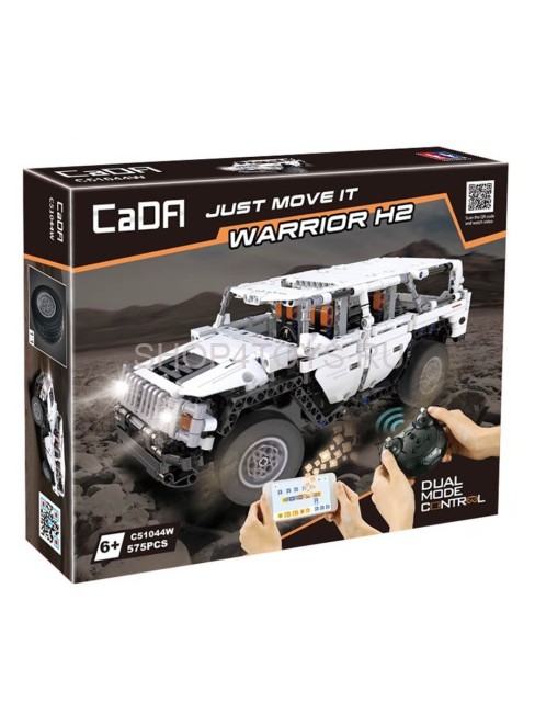 Радиоуправляемый конструктор CaDA внедорожник Warrior H2, 575 элементов - C51044W Радиоуправляемый конструктор CaDA внедорожник Warrior H2, 575 элементов - C51044W