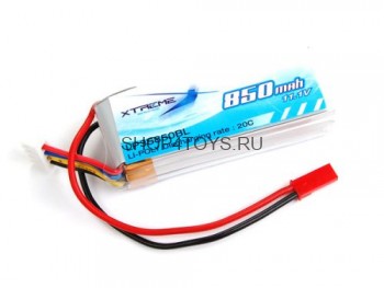 Аккумулятор Li-Po 11.1V 850mAh Xtreme - LP3S850BL Аккумулятор Li-Po 11.1V 850mAh Xtreme с повышенной токоотдачей - LP3S850BL