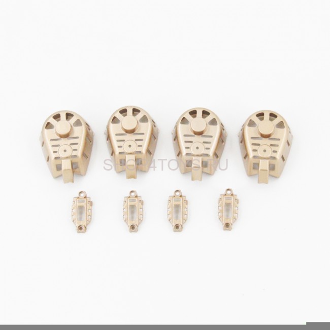 Нижняя часть крепления мотора (золотой) для квадрокоптера MJX X401H - MJX-401H07 Нижняя часть крепления мотора (золотой) для квадрокоптера MJX X401H - MJX-401H07