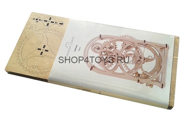 Деревянный 3D конструктор Ugears "Таймер-секундомер на 20 мин" - 70004 Деревянный 3D конструктор Ugears "Таймер-секундомер на 20 мин" - 70004