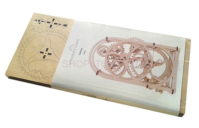 Деревянный 3D конструктор Ugears "Таймер-секундомер на 20 мин" - 70004 Деревянный 3D конструктор Ugears "Таймер-секундомер на 20 мин" - 70004