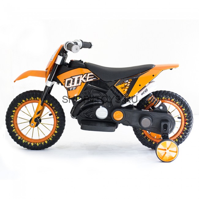 Детский кроссовый электромотоцикл Qike TD Orange 6V - QK-3058-ORANGE Детский кроссовый электромотоцикл Qike TD Orange 6V - QK-3058-ORANGE