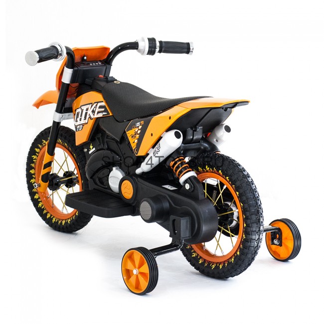 Детский кроссовый электромотоцикл Qike TD Orange 6V - QK-3058-ORANGE Детский кроссовый электромотоцикл Qike TD Orange 6V - QK-3058-ORANGE