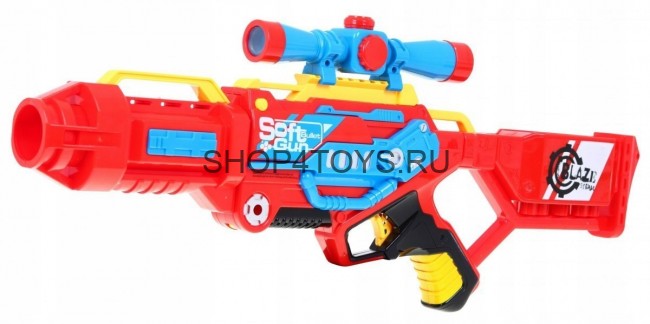 Автомат "BlazeStorm" с мягкими пулями (тройной выстрел) - 7068 Автомат "BlazeStorm" с мягкими пулями (тройной выстрел) - 7068