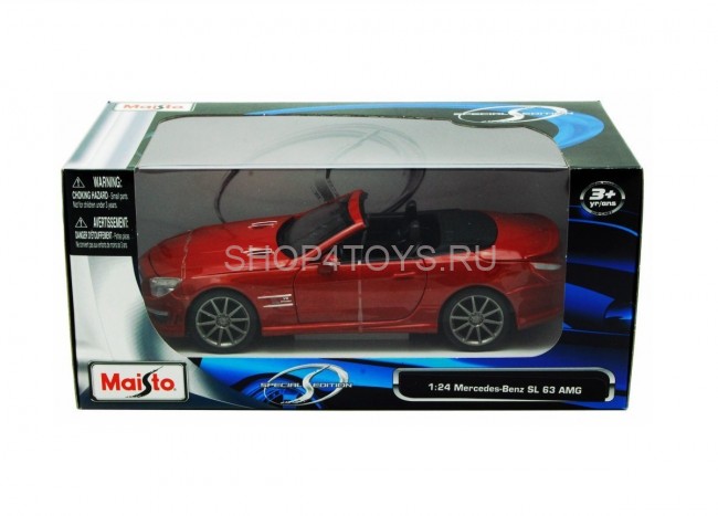 Металлическая модель Maisto Mercedes-Benz SL 63 AMG 1:24 - 31900 Металлическая модель Maisto Mercedes-Benz SL 63 AMG 1:24 - 31900