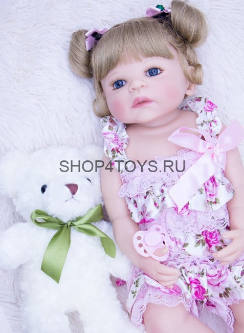 Реборн милашка силиконовая девочка Регина