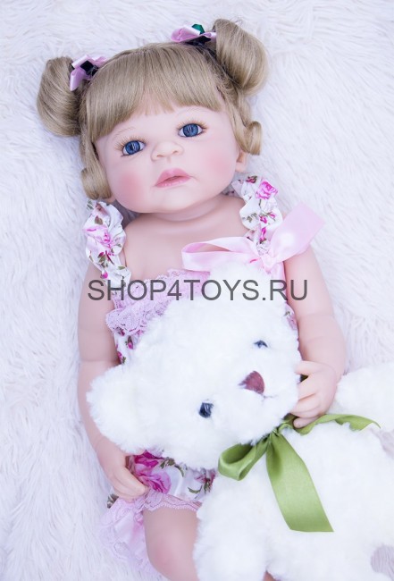 Реборн милашка силиконовая девочка Регина