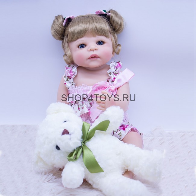 Реборн милашка силиконовая девочка Регина