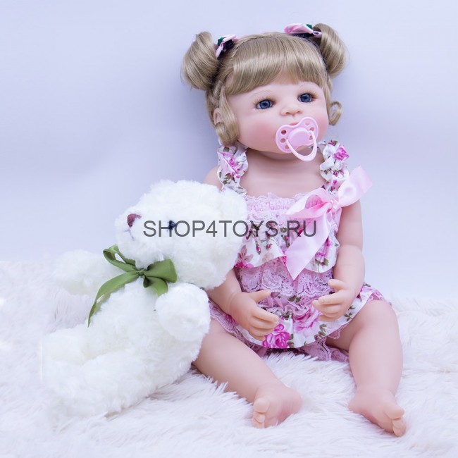 Реборн милашка силиконовая девочка Регина