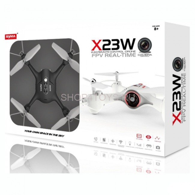 Радиоуправляемый квадрокоптер SYMA X23W FPV Wi-Fi с камерой 0.3МП - X23W