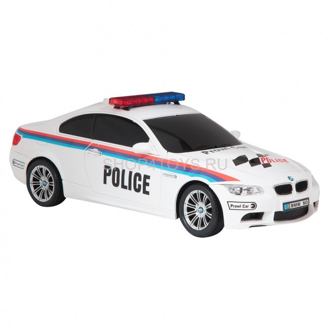 Радиоуправляемая машина BMW M3 Coupe POLICE 1:18 - 866-1803P-WHITE