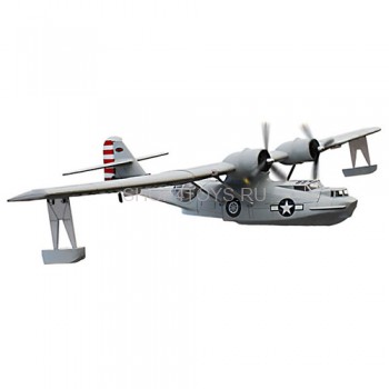 Радиоуправляемый самолет Dynam PBY Catalina RTF 2.4G - DY8943 Модель морского патрульного бомбардировщика амфибии Consolidated PBY Catalina, она оснащена двумя бесколлекторными электродвигателями, аппаратурой управления 2.4GHz и аккумулятором с зарядным устройством