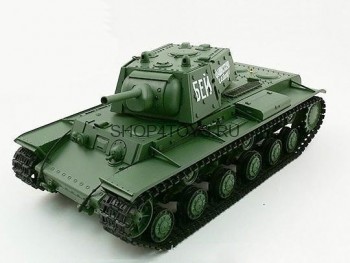 Радиоуправляемый танк Heng Long KV-1 1:16 - 3878-1 Радиоуправляемая модель советского танка "КВ-1" (с дымовыми эффектами).