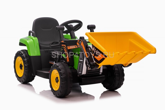 Детский электромобиль XMX трактор с ковшом (зеленый, EVA, пульт, 12V) - XMX611U-GREEN Детский электромобиль XMX трактор с ковшом (зеленый, EVA, пульт, 12V) - XMX611U-GREEN