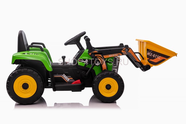 Детский электромобиль XMX трактор с ковшом (зеленый, EVA, пульт, 12V) - XMX611U-GREEN Детский электромобиль XMX трактор с ковшом (зеленый, EVA, пульт, 12V) - XMX611U-GREEN