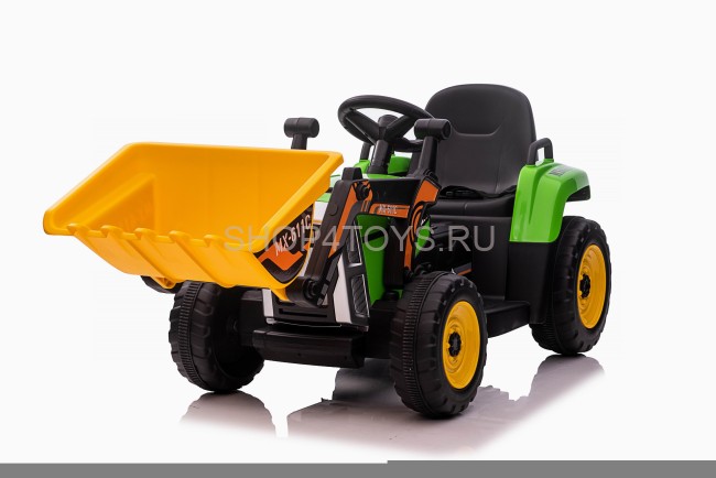 Детский электромобиль XMX трактор с ковшом (зеленый, EVA, пульт, 12V) - XMX611U-GREEN Детский электромобиль XMX трактор с ковшом (зеленый, EVA, пульт, 12V) - XMX611U-GREEN