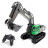 Радиоуправляемый экскаватор HUI NA TOYS масштаб 1:18 2.4G - HN1558-GREEN