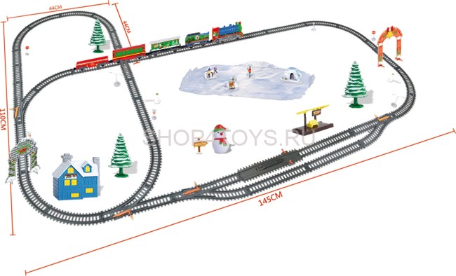 Железная дорога BSQ Новогодний Экспресс 670 см - BSQ-21811 Железная дорога BSQ Новогодний Экспресс 670 см - BSQ-21811