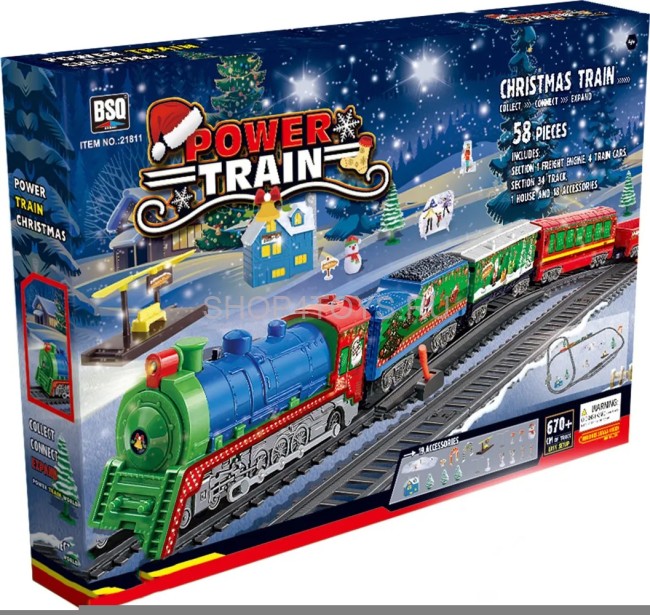 Железная дорога BSQ Новогодний Экспресс 670 см - BSQ-21811 Железная дорога BSQ Новогодний Экспресс 670 см - BSQ-21811