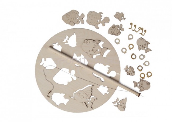 Набор деревянный Lemmo Игра Рыбалка - 00-17 Набор деревянный Lemmo Игра Рыбалка - 00-17