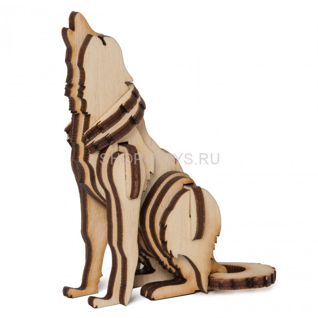 Конструктор-3D пазл "Волк" - K10D Конструктор-3D пазл "Волк" - K10D