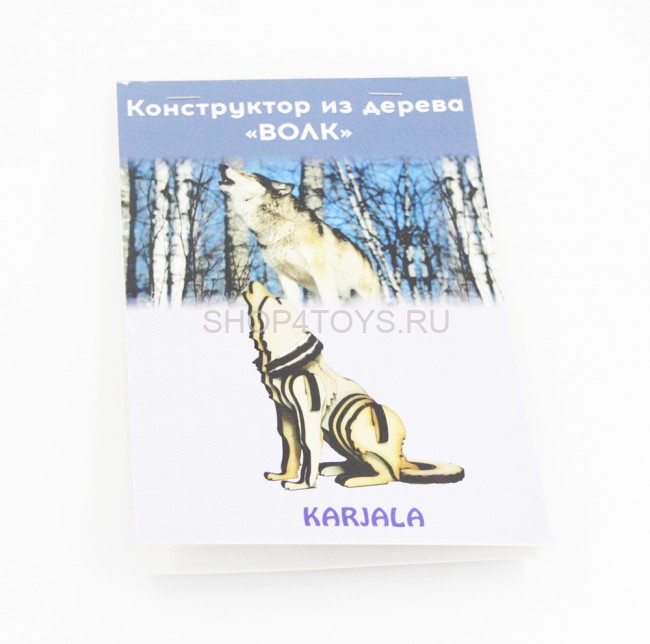 Конструктор-3D пазл "Волк" - K10D Конструктор-3D пазл "Волк" - K10D