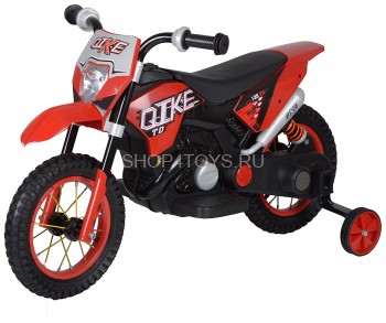 Детский кроссовый электромотоцикл Qike TD Red 6V - QK-3058-RED Детский кроссовый электромотоцикл Qike TD Red 6V - QK-3058-RED - это настоящий внедорожный байк для юного любителя экстремальных путешествий!