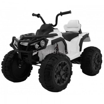 Детский квадроцикл Grizzly ATV 4WD White 12V с пультом управления - BDM0906-4 Детский квадроцикл Grizzly ATV 4WD White 12V с пультом управления - BDM0906-4 с полным приводом